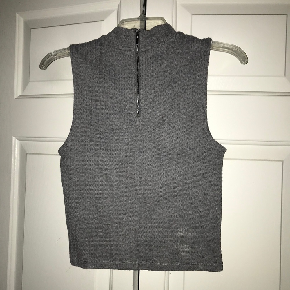 quarter-zip tank top